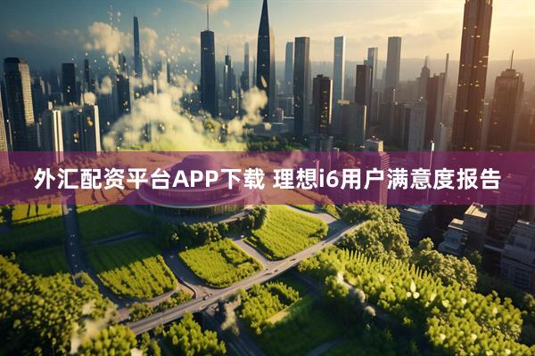 外汇配资平台APP下载 理想i6用户满意度报告