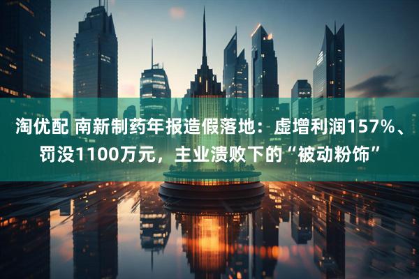 淘优配 南新制药年报造假落地：虚增利润157%、罚没1100万元，主业溃败下的“被动粉饰”